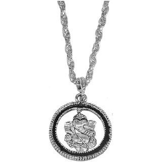                       Shiv Jagdamba Religious Jewelry Lord Shree Ganesh Pendant Necklace                                              