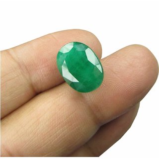                       Emerald Stone Unheated  Untreated Panna Gemstone 8.25 Ratti For Unisex By Ceylonmine                                              