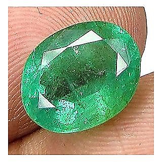                       Emerald Stone Unheated  Untreated Panna Gemstone 8.25 Ratti For Unisex By Ceylonmine                                              