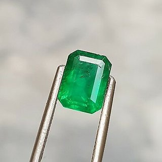                       Green Emerald Stone Original  Unheated Gemstone 6.25 Ratti Panna Gemstone For Unisex By Ceylonmine                                              