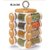 Hardi Enterprise Kitchen Mate 16 Jar (Spice Rack)-Jvs 101