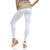 Jakqo Women's Cotton Plain Ankle Length Legging (Free Size, Pack Of 2, Red, White)