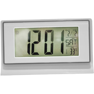 Sound Sensor Voice Control Calendar Alarm Table Clock Thermometer Timer Digital - 188 A