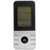 Weather Station Hygrometer Thermometer Digital Alarm Table Desk Clock Abs Black - 240 A