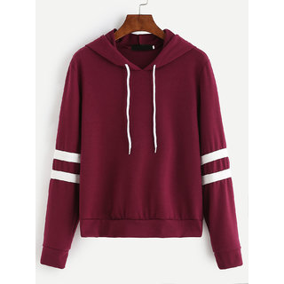                       Raabta Brown With White  Strip Sweat Shirt                                              