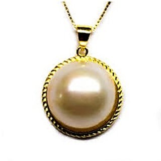 CEYLONMINE natural pearl pendant 7.00 ratti unheated & lab certified gemstone pendant CEYLONMINE natural pearl pendant 7.00 ratti unheated & lab certified gemstone pendant