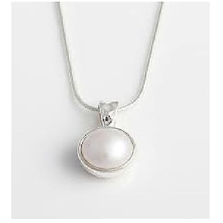                       CEYLONMINE original pearl pendant natural & original stone moti pendant for women & girl                                              
