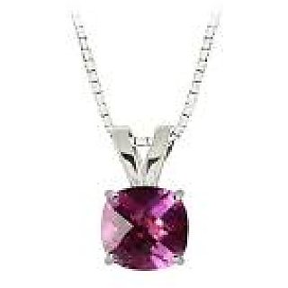                       CEYLONMINE pnk sapphire stone pendant 5.25 ct originla  unheated gemstone sapphire locket for women  girl                                              