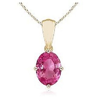                       CEYLONMINE5.25 ct pink sapphire stone pendant unheated & lab certified gemstone sapphire for women & girls                                              