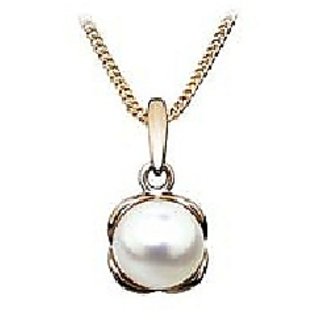                       CEYLONMINE pearl / moti pendant original & unheated gemstone pendant for women & girl                                              