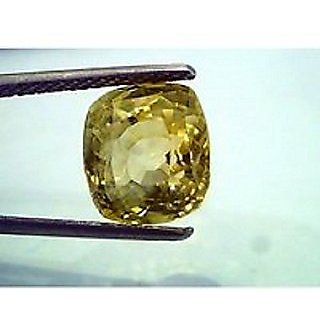                       Yellow sapphire stone unheated  untreated pukhraj gemstone 8.25 ratti for unisex by Ceylonmine                                              
