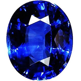                       Blue Sapphire Stone Unheated Untreated Neelam Gemstone 8.25 Ratti For Unis                                              