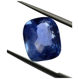                       natural Blue Sapphire stone 5.25 ratti original & lab certified gemstone neelam for unisex by Ceylonmine                                              