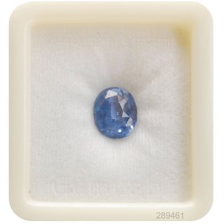                       natural Blue Sapphire stone 5.25 ratti original & lab certified gemstone neelam for unisex by Ceylonmine                                              