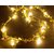 Party Supply Happy Birthday Decoration for Kids, Boys and Girls Gold Star strip and string Garland with LED light bulbs