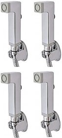 SKS - Aqua Square health faucet (Only Gun) Set of 4 pcs Health  Faucet (Single Handle Installation Type)