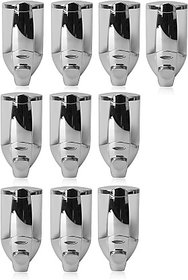 SKS - Clean Magic Dispenser Set of 10 pcs 500 ml Gel, Lotion, Soap, Conditioner, Shampoo Dispenser (Steel)