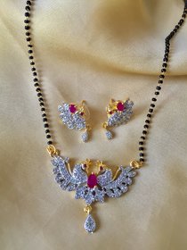 Peacock Ad Mangalsutra For Women