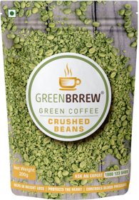 Greenbrrew Green Coffee Crushed Beans For Weight Loss - 200Gm (Easy To Use)
