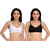 Empisto Branded White,Black Color Cotton Fabric Bra