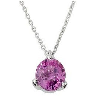                       Ceylonmine Sapphire Pendant Natural Pink Sapphire 5.25Ct Lab Certified Stone For Girl                                              