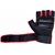Liboni D-106 Gym Gloves/Cycling Gloves/Riding Gloves/Stretchable Size For Both Men And Women, Red Colour