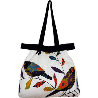 Ladies Frill Shoulder Bag, Bird Design Rr 156-H, Pack Of 1