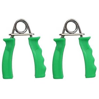 Liboni Plastic Handle Green Hand Grip And Fitness Grip