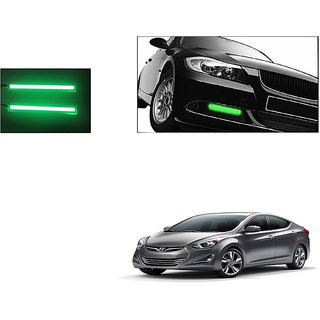 Autoladders Slim Daytime Led Drl Lights Green Set Of 2 For Hyundai Elantra
