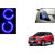 Autoladders Headlight Angel Eyes LED Light Set Of 2 Blue for Hyundai Creta
