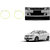 Autoladders Headlight Angel Eyes LED Light Set Of 2-White for Maruti Suzuki New Baleno