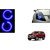 Autoladders Headlight Angel Eyes LED Light Set Of 2 Blue for Ford Endeavour