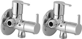 SKS - 2in1 Angle Valve  Set of 2 pcs (Type - Fusion, Material  -Brass)