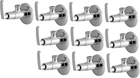 SKS - Angle Valve with Flange (L200100810B) Pack of 10 pcs Angle Cock Faucet (Wall Mount Installation Type)
