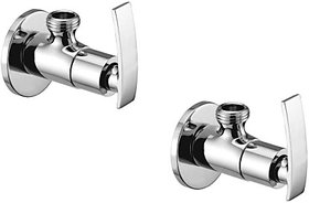 SKS - Angle Valve with Flange (L20010082A) Pack of 2 pcs Angle Cock Faucet (Wall Mount Installation Type)