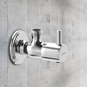 CERA - Angle Cock with Wall Flange Angle Cock Faucet (Wall Mount Installation Type)