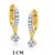 Ad Wedding Gift Mangalsutra Combo Of 4 Pairs Of Earrings And Elegant Mangalsutra With Chain By Goldnera