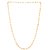 Goldnera Machine Made Sandblasted Textured 22 Kt Real Gold Look 24 Inches Chain Mala