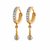Goldnera Classic Traditional Bollywood Style Indian 4 Pairs Of Ad Earrings Sets Including Solitaire Studs For Girls/Kids/Women