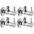 CERA - Angle Cock with Wall Flange Set of 4 pcs Angle Cock Faucet (Wall Mount Installation Type)
