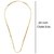 Goldnera Gold Plated Artificial Gold Chain Daily Wear Party Wear Imitation Jewellery Golden Ethnic Gold-Plated Plated Brass Chain Unisex