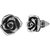 Daily  Wear Them With All Silver Coloured Pack Of 4 Ear Stud For Girls/Kids/Women