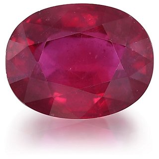                       CEYLONMINE- Red Ruby 7.5 Carat (9.33 Ratti) Natural Gemstone Lab Certified  Effective Ruby  Gemstone For Men  women                                              