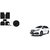 Autoladders Premium Quality Black Noodle Foot/Floor Mat set of 5 For Honda Mobilio