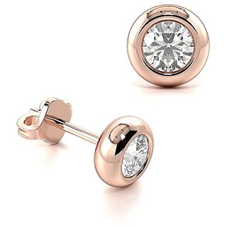 Ceylonmine Lab Certified Gemstone Diamond Stud Gold Plated Stylish Earrings For Women & Girls Original & Natural Diamond Diamond Earrings Ceylonmine Lab Certified Gemstone Diamond Stud Gold Plated Stylish Earrings For Women & Girls Original & Natural Diamond Diamond Earrings