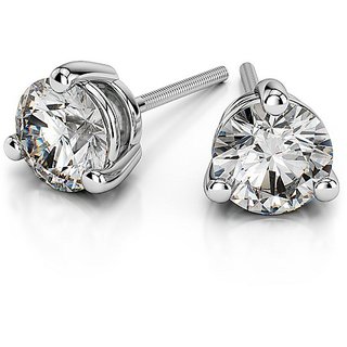 Ceylonmine Lab Certified Gemstone American Diamond Stud Silver Stylish Earrings For Women & Girls Original & Natural American Diamond Earrings Ceylonmine Lab Certified Gemstone American Diamond Stud Silver Stylish Earrings For Women & Girls Original & Natural American Diamond Earrings