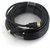 TECHON HDMI Cable Copper 10 MTR GOLD Plated 3D/LED/Plasma/LCD/Full HD/Projector/Tft HDMI Cable (Black)  (Black, For Comp