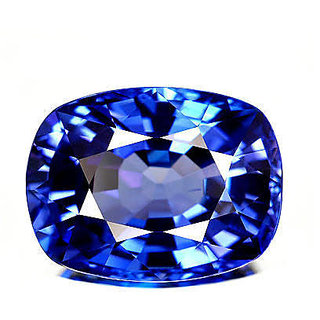                       Ceylonmine- Blue Sapphire 7.5 Carat (8.33 Ratti) Natural Gemstone Lab Certified & Effective Neelam Gemstone For Men & Women                                              