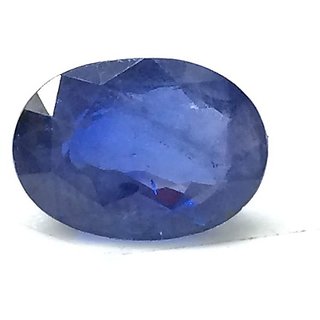                       Lab Certified Stone 6.50 Carat Blue Sapphire/Neelam Stone Original & Effective Precious Stone For Unisex By Ceylonmine                                              