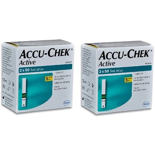                       Accu-Chek 1 Pcs Active 200 (100X2) Test Strips                                              